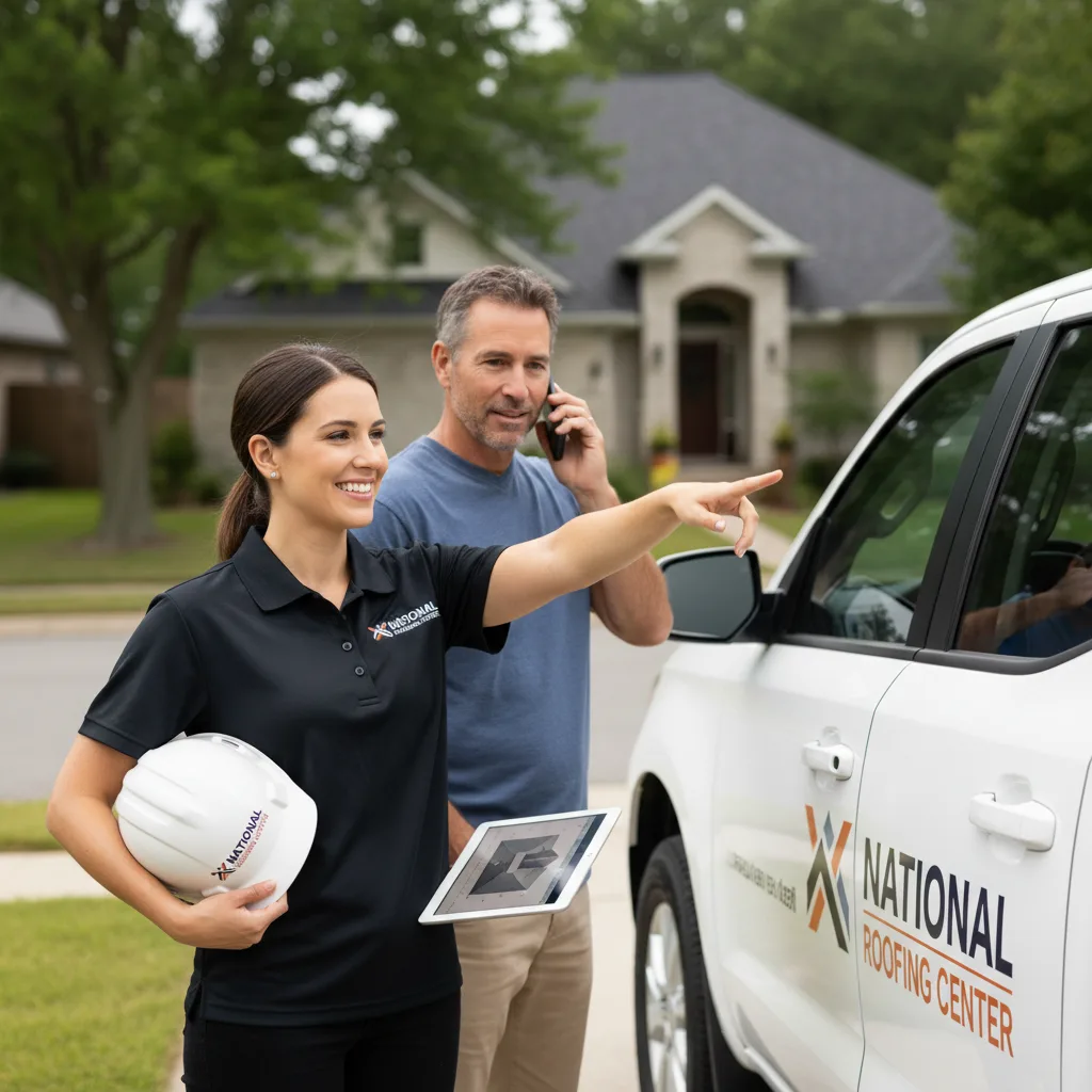 National Roofing Center customer support in Claude